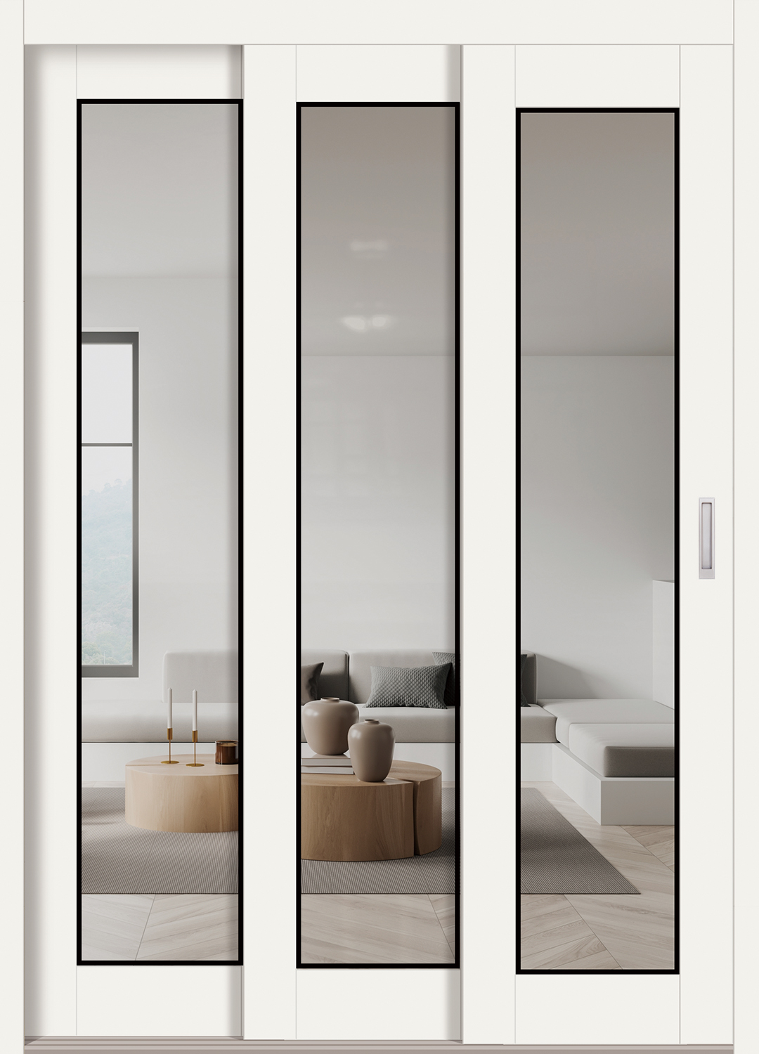 Pearl White(Clear Glass)